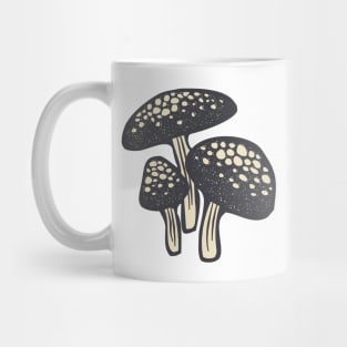 Vintage Mushroom Illustration Mug